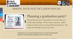 Desktop Screenshot of coldspringbakery.com
